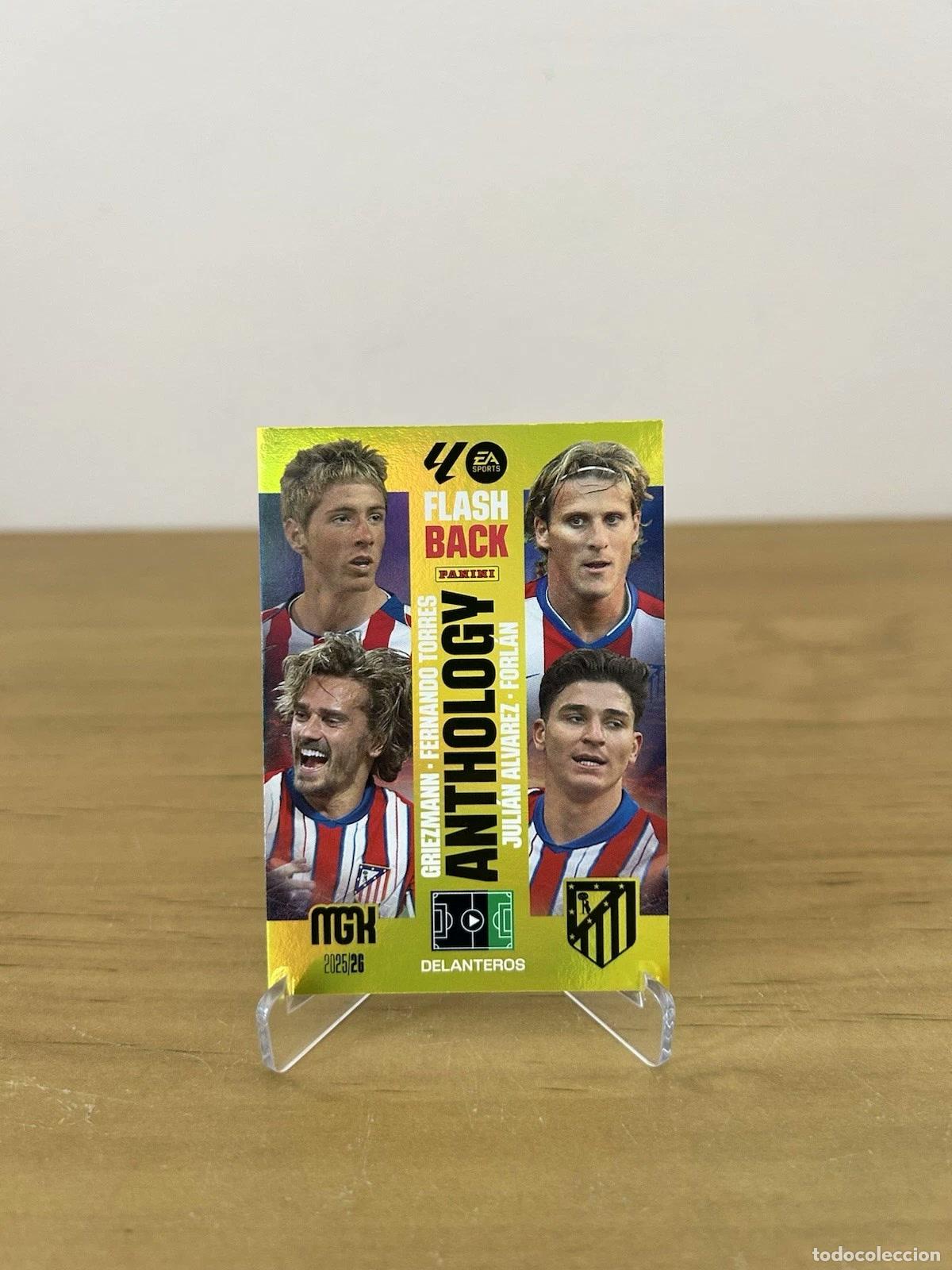 Football Stickers: Fernando Torres &ndash; Griezmann Flashback Anthology &ndash; Megacracks LaLiga 2025-26