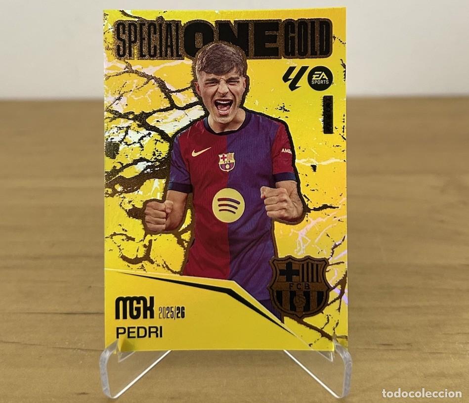 Football Stickers: Pedri Special One Gold &ndash; Megacracks LaLiga 2025-26 FC Barcelona
