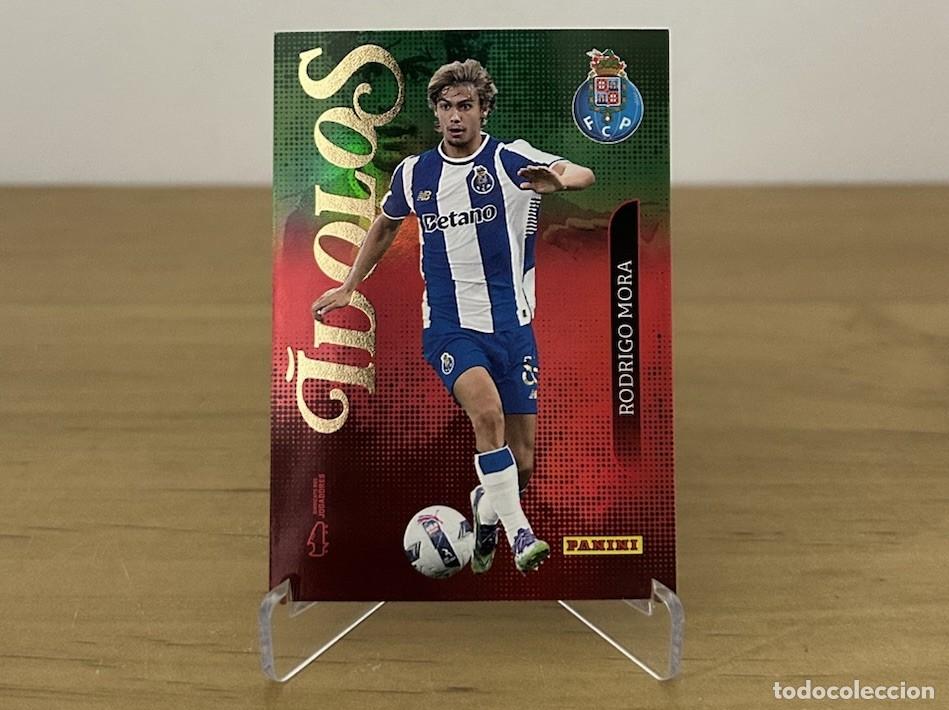 Football Stickers: Rodrigo Mora Rookie Insert n&ordm;197 &ndash; Panini &Iacute;dolos Liga Portugal 2025-26
