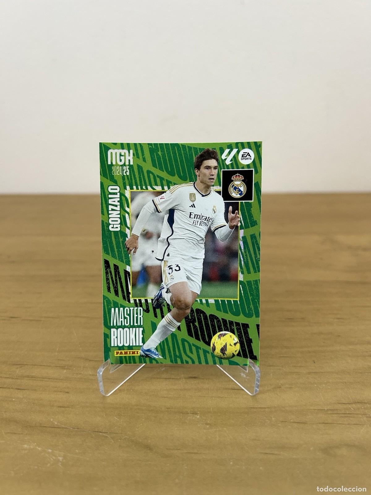 Cromos de f&uacute;tbol: Gonzalo Garc&iacute;a M&aacute;ster Rookie n&ordm;412 &ndash; Megacracks LaLiga 2024-25 Real Madrid