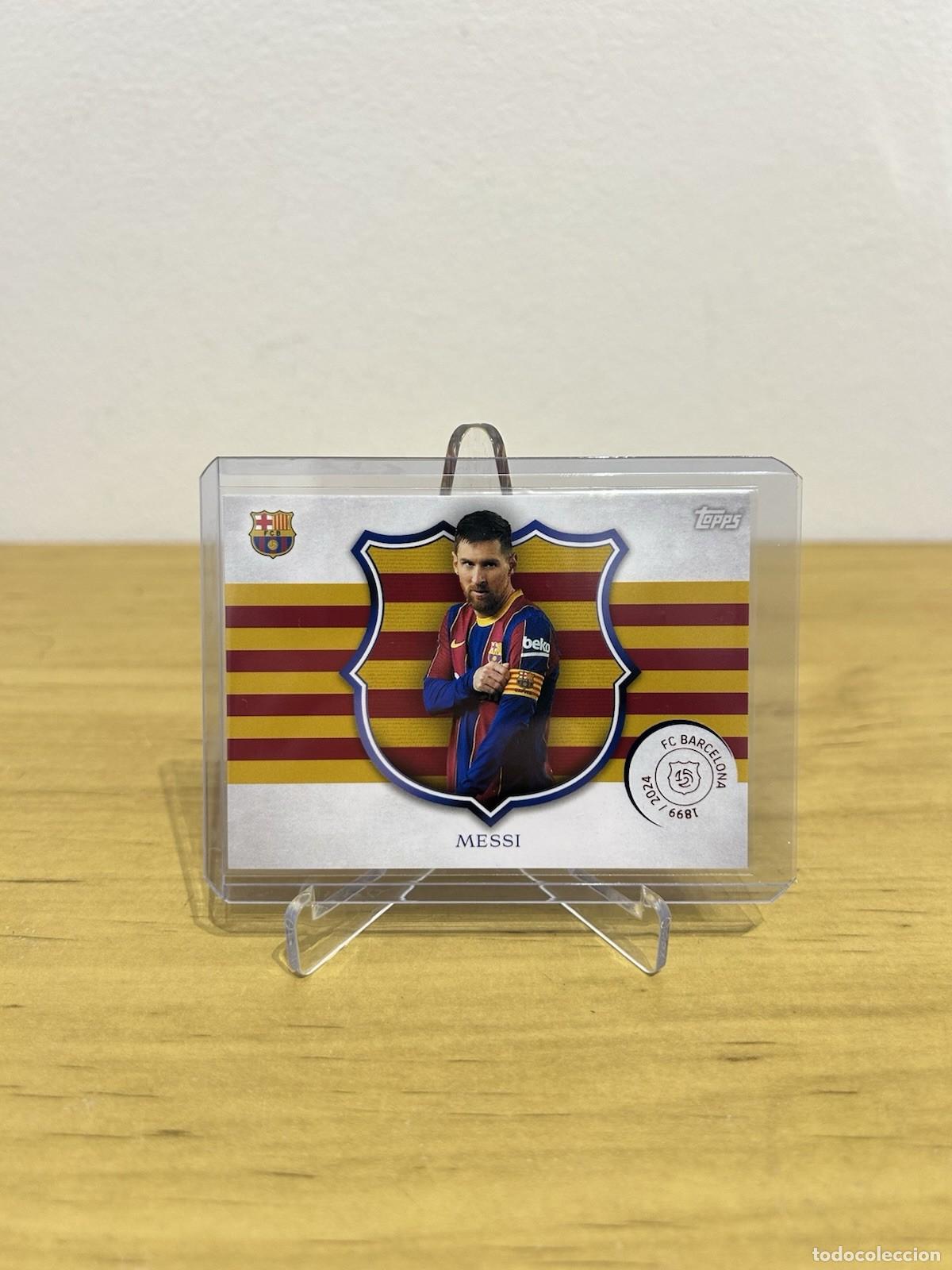 Cromos de f&uacute;tbol: Lionel Messi Capit&aacute; n&ordm;CA-5 &ndash; Topps FC Barcelona 125 Aniversario