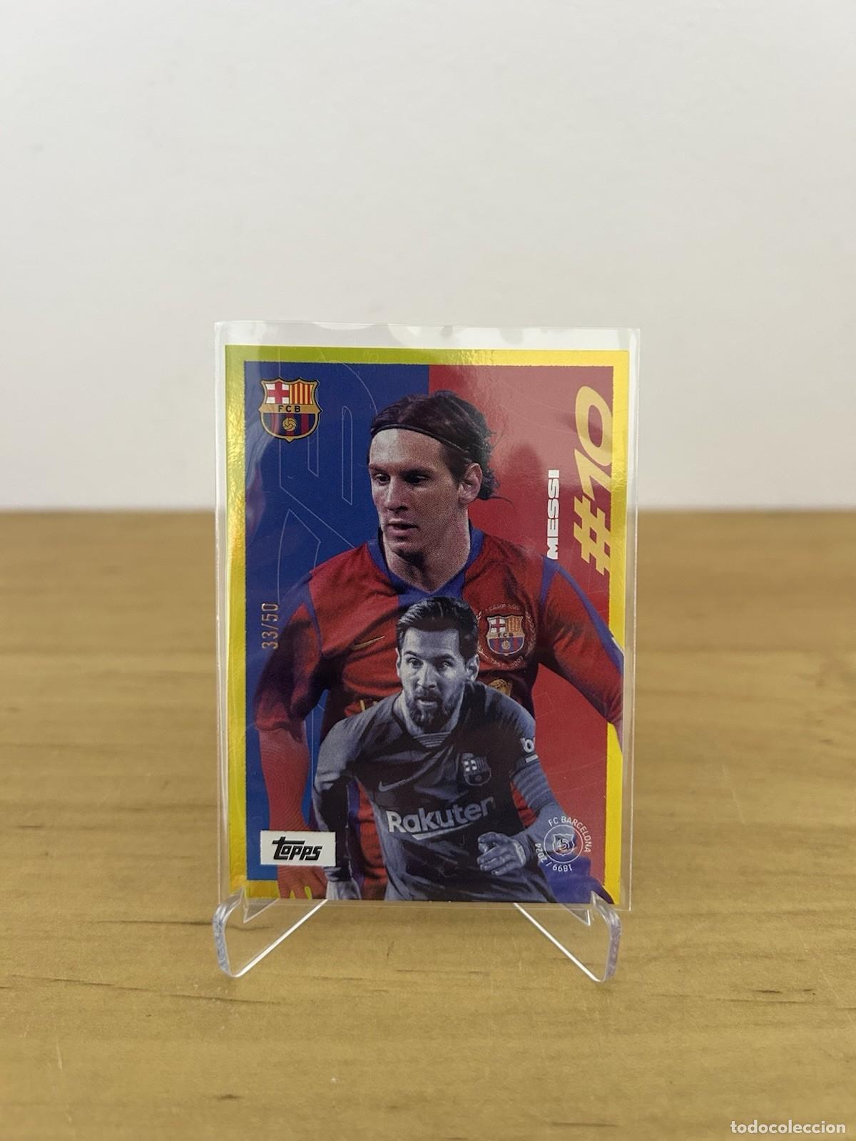 Cromos de f&uacute;tbol: Lionel Messi 33/50 &ndash; Topps FC Barcelona Team Set 2024-25 n&ordm;42