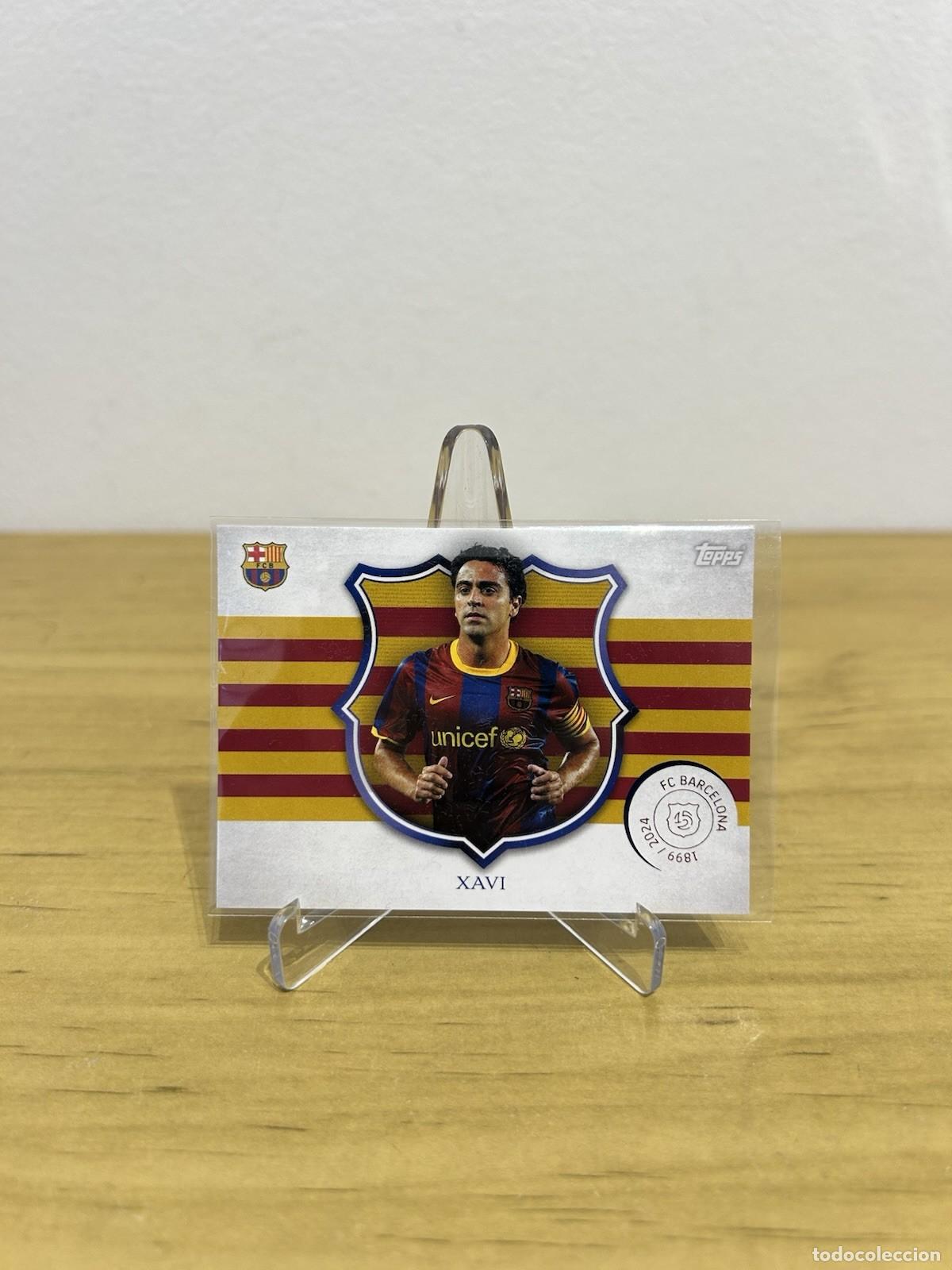 Figurine di Calcio: Xavi Hern&aacute;ndez Capit&aacute; n&ordm;CA-1 &ndash; Topps FC Barcelona 125 Aniversario