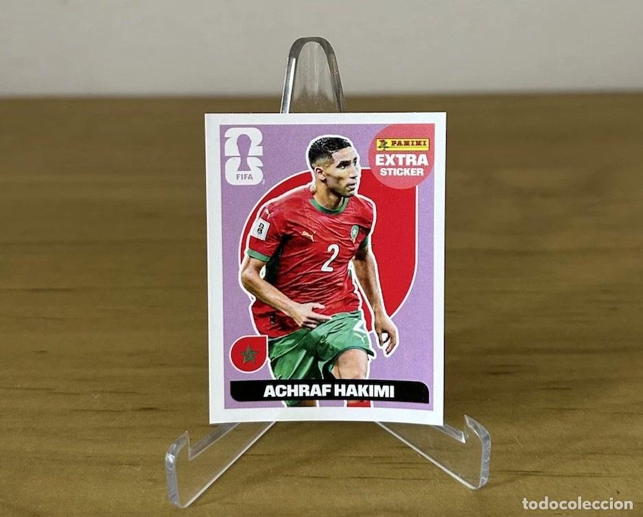 Cromos de f&uacute;tbol: Achraf Hakimi Extra Sticker Rosa &ndash; Panini FIFA World Cup 2026