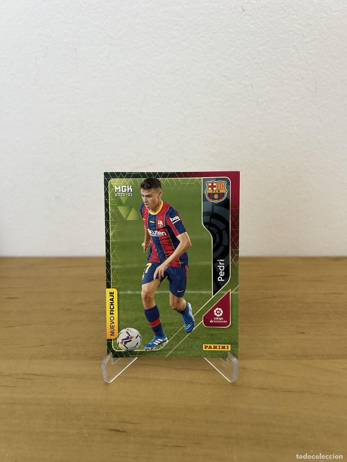Cromos de f&uacute;tbol: Pedri Rookie Nuevo Fichaje n&ordm;430 &ndash; Megacracks LaLiga 2020-21 FC Barcelona