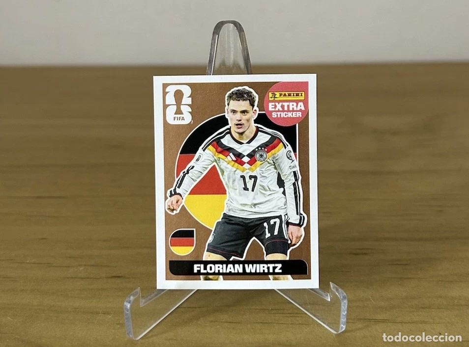 Cromos de f&uacute;tbol: Florian Wirtz Extra Sticker Bronce &ndash; Panini FIFA World Cup 2026
