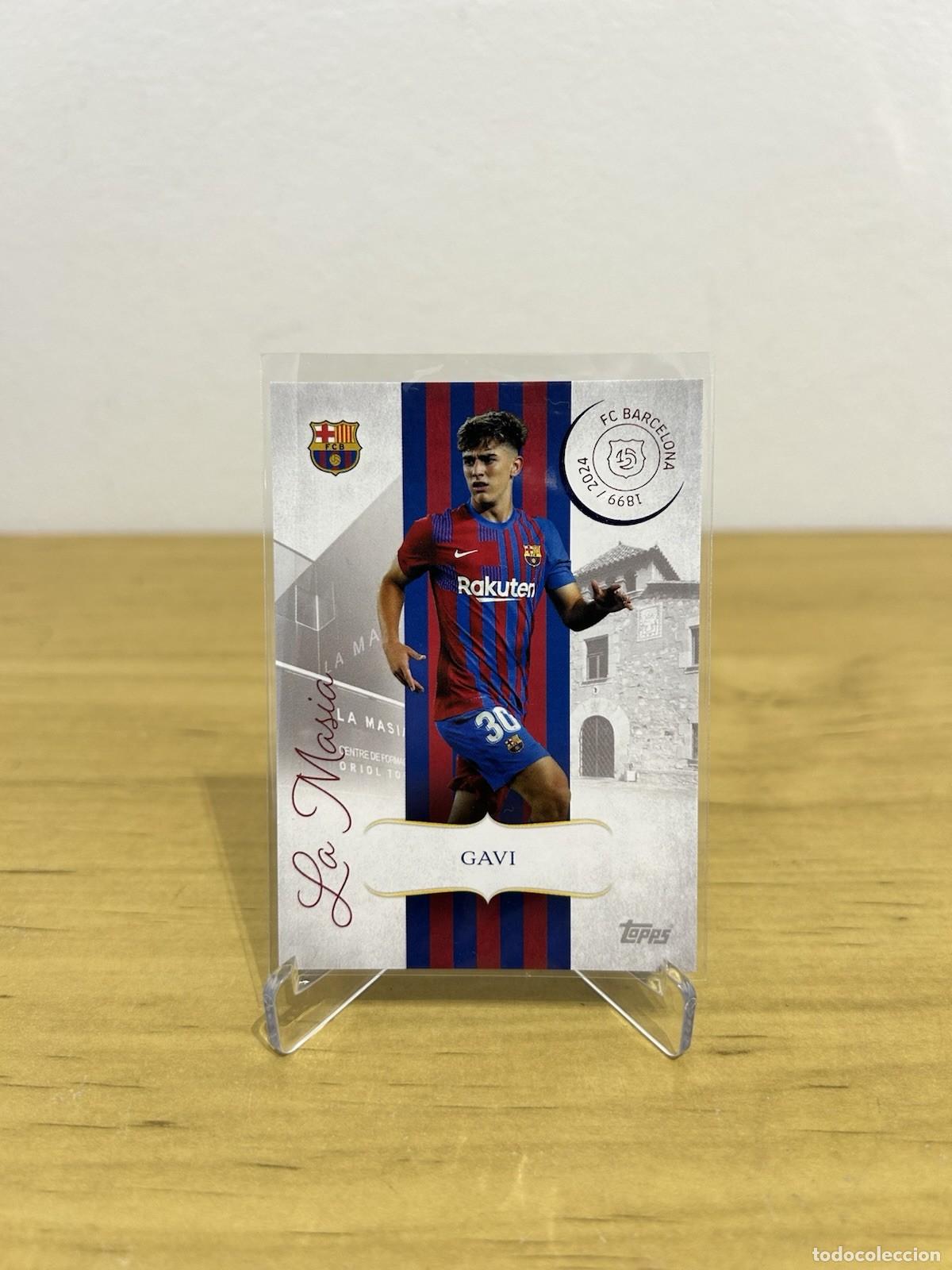 Cromos de f&uacute;tbol: Gavi La Mas&iacute;a n&ordm;LM-2 &ndash; Topps FC Barcelona 125 Aniversario