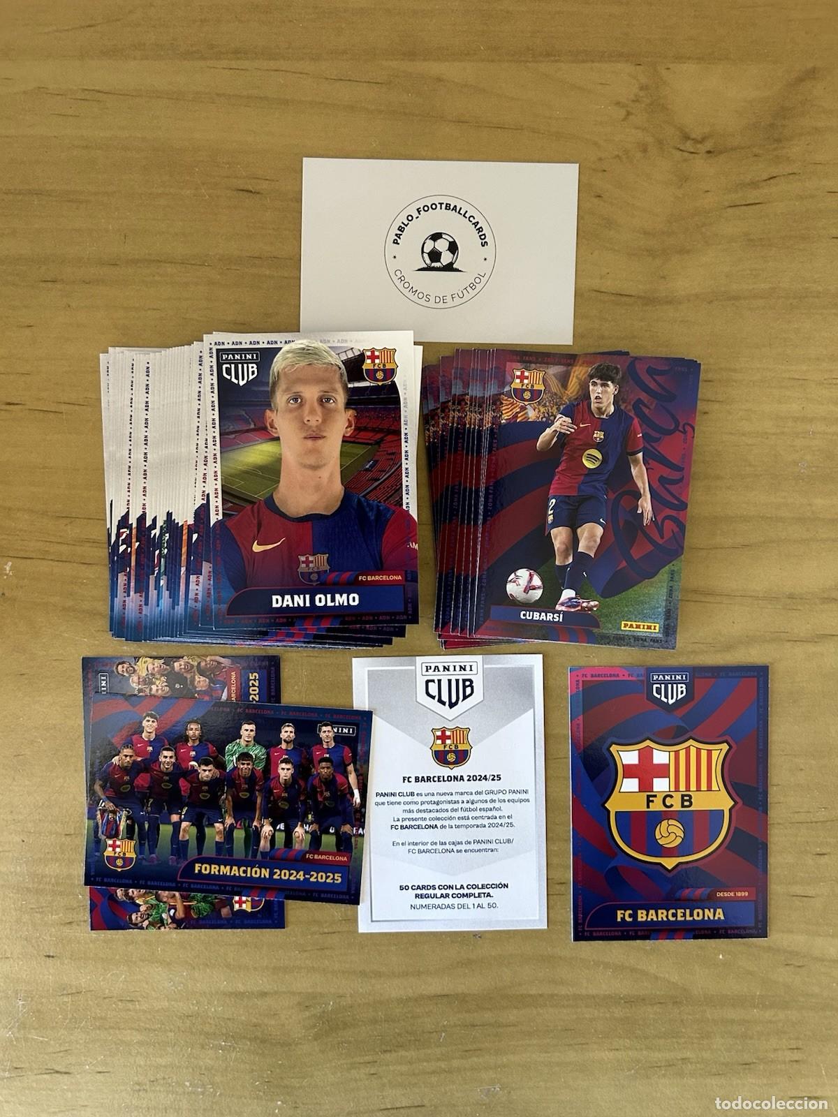 Cromos de f&uacute;tbol: Lote 43 Base Cards Diferentes &ndash; Panini Club FC Barcelona 2024-25