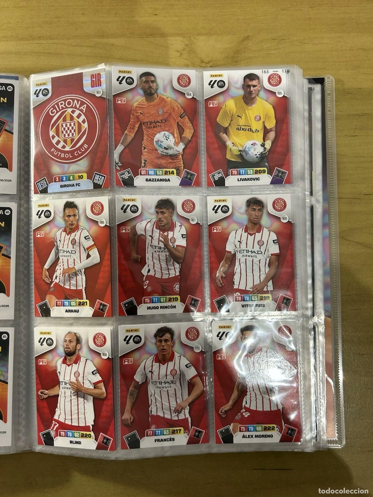 Cromos de f&uacute;tbol: Girona FC Equipo Completo 19 Cards &ndash; Adrenalyn XL LaLiga 2025-26 Panini
