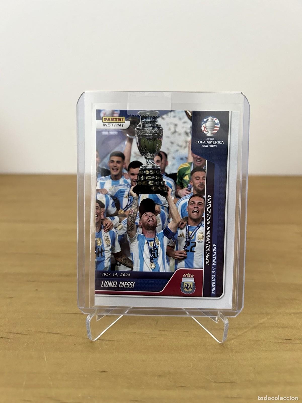 Cromos de Futebol: Lionel Messi n&ordm;43 Campe&oacute;n Copa Am&eacute;rica 2024 &ndash; Panini Instant Argentina