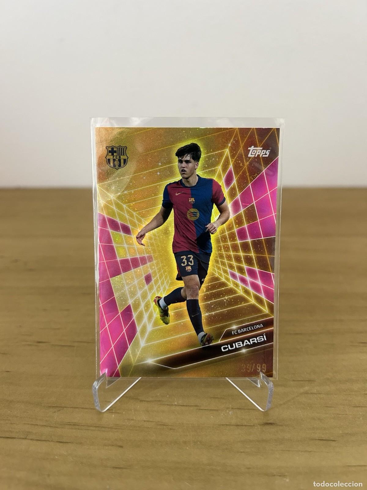 Cromos de f&uacute;tbol: Pau Cubars&iacute; Golden Future GF-2 /99 &ndash; Topps FC Barcelona Fan Set 2024-25