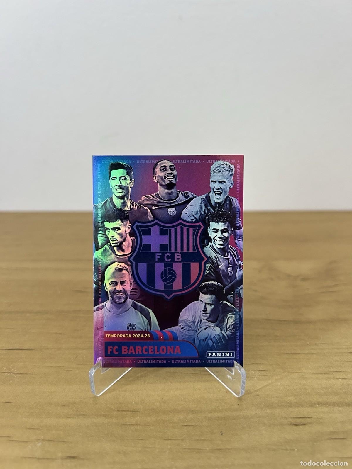 Cromos de f&uacute;tbol: Lamine Yamal y Pedri Card &Uacute;nica Ultralimitada &ndash; Panini Club FC Barcelona 2024-25