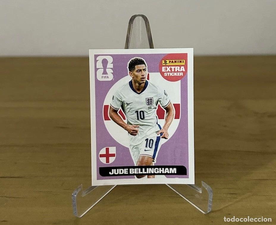 Cromos de f&uacute;tbol: Jude Bellingham Extra Sticker Rosa &ndash; Panini FIFA World Cup 2026