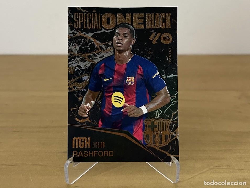 Cromos de f&uacute;tbol: Marcus Rashford Special One Black &ndash; Megacracks LaLiga 2025-26 FC Barcelona