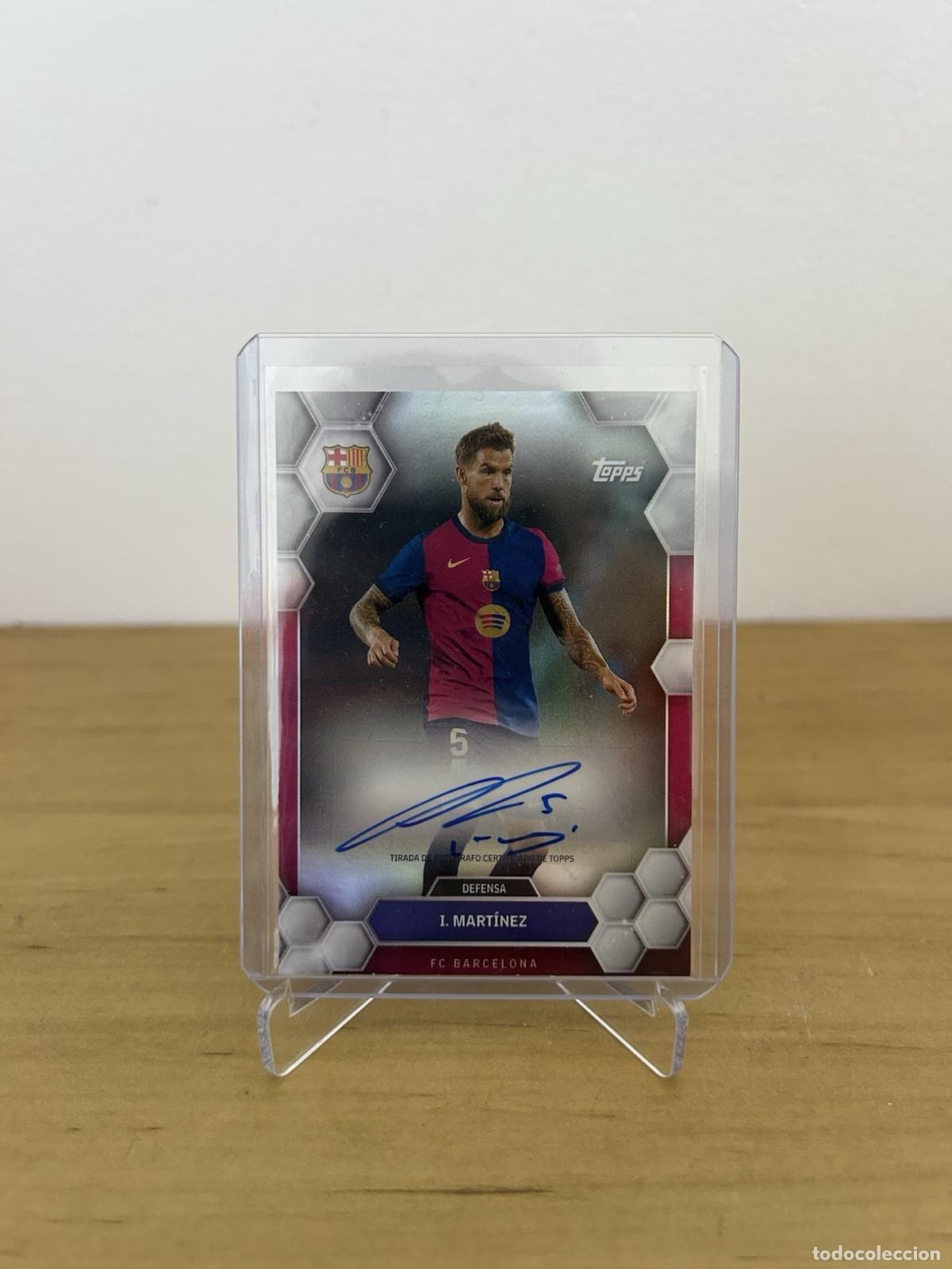 Fu&szlig;ball-Sticker: I&ntilde;igo Mart&iacute;nez Aut&oacute;grafo &ndash; Topps FC Barcelona Fan Set 2024-25