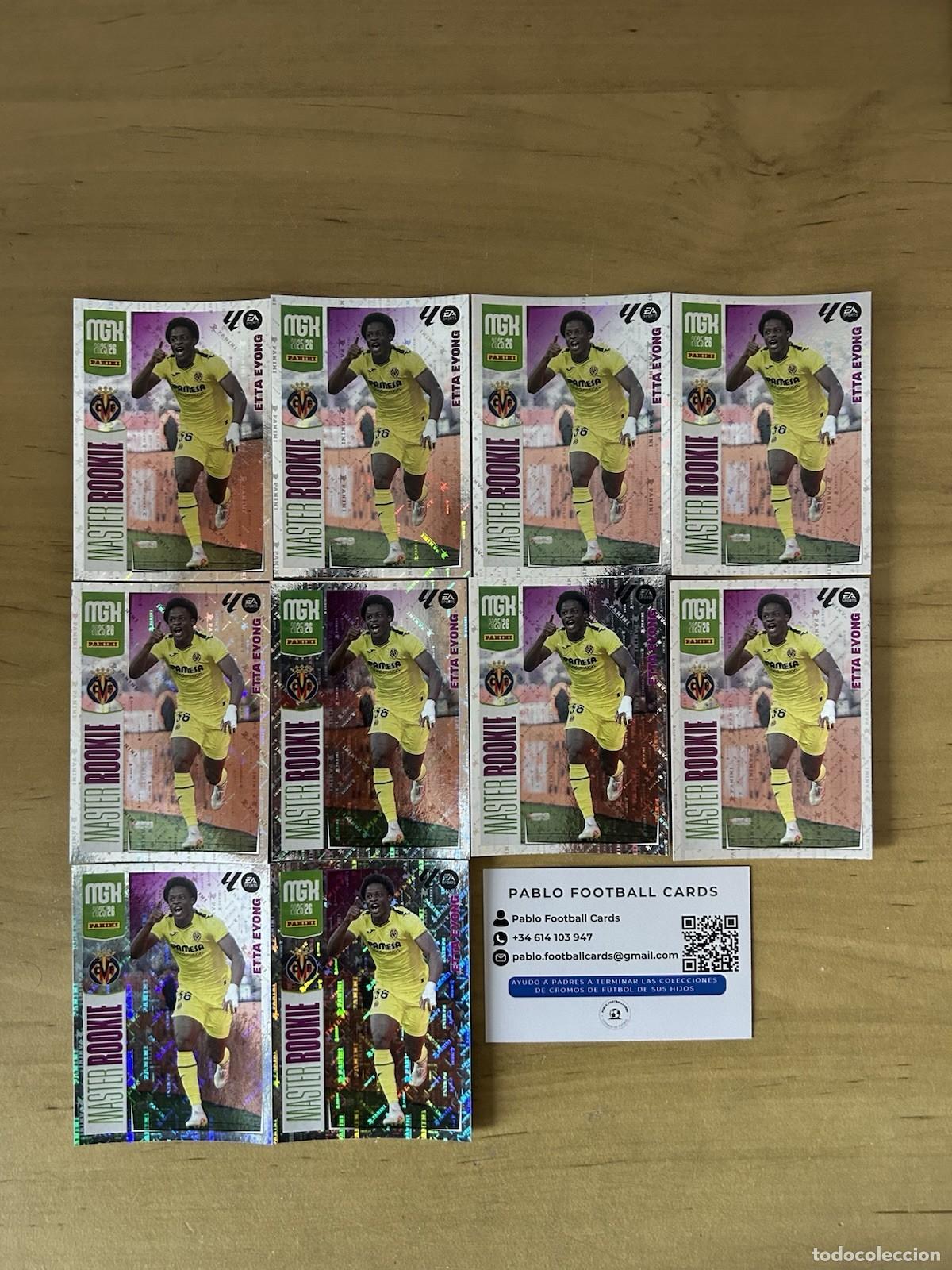 Cromos de Futebol: Etta Eyong Rookie n&ordm;410 x10 &ndash; Megacracks LaLiga 2025-26 Villarreal