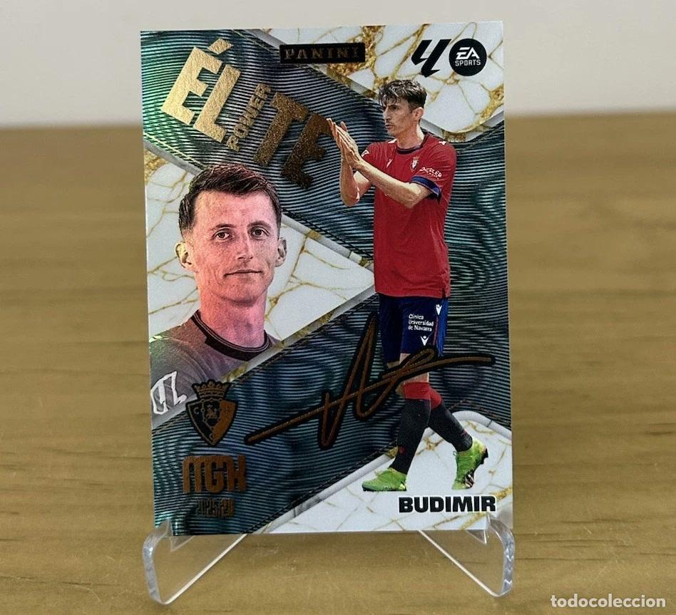 Cromos de f&uacute;tbol: Budimir Elite Power P2 Firmada &ndash; Megacracks LaLiga 2025-26 CA Osasuna