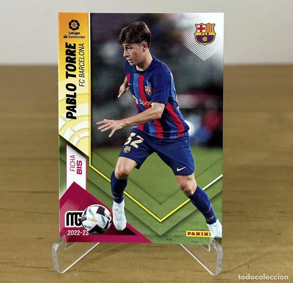Cromos de f&uacute;tbol: Pablo Torre n&ordm;79 bis &ndash; Megacracks LaLiga 2022-23 Panini FC Barcelona