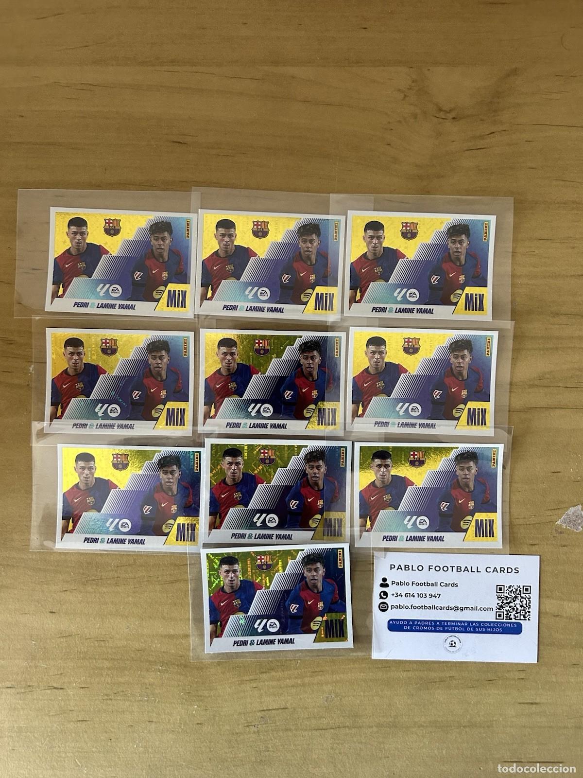 Cromos de f&uacute;tbol: Lamine Yamal x10 Pedri Mix n&ordm;20 &ndash; LaLiga Este 2025-26 Panini FC Barcelona