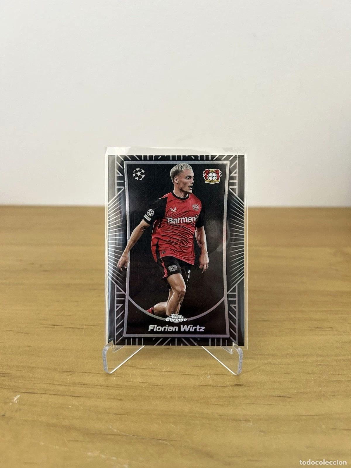 Cromos de f&uacute;tbol: Florian Wirtz Shadow Etch Case Hit SSP &ndash; Topps Chrome UCC 2024-25