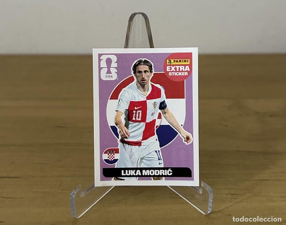 Cromos de f&uacute;tbol: Luka Modric Extra Sticker Rosa &ndash; Panini FIFA World Cup 2026