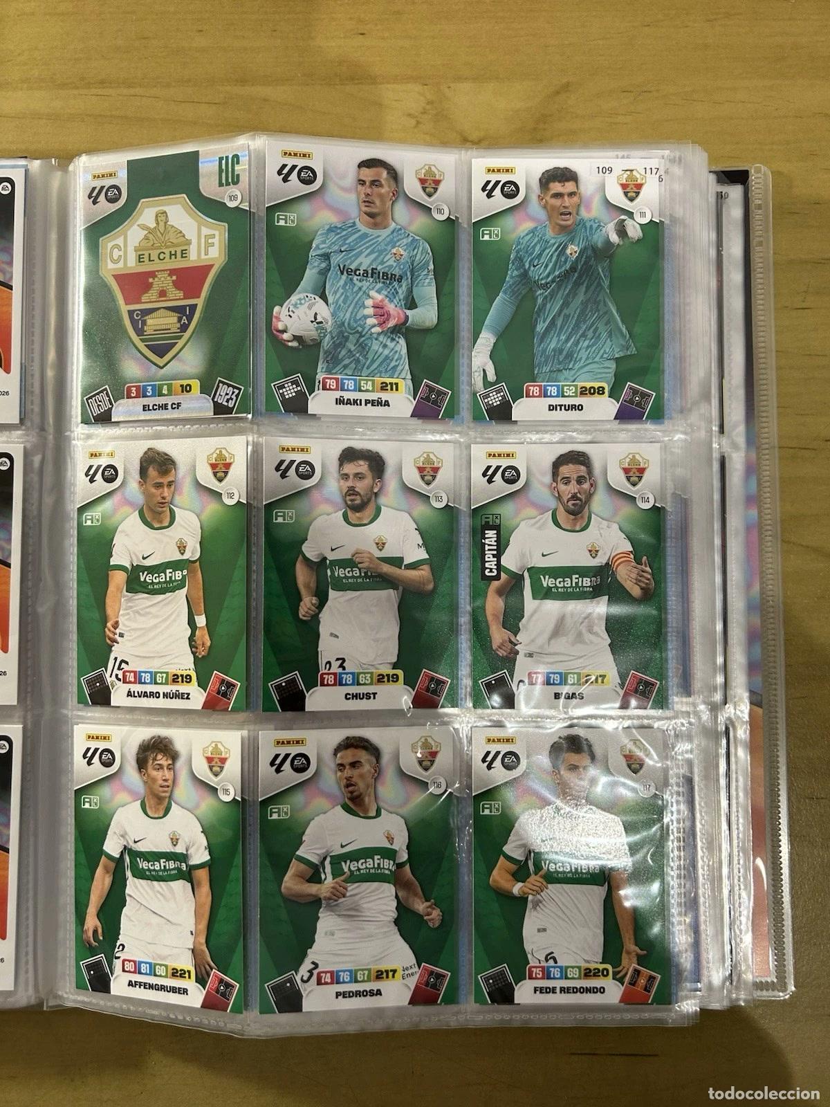 Cromos de f&uacute;tbol: Elche CF Equipo Completo 19 Cards &ndash; Adrenalyn XL LaLiga 2025-26 Panini