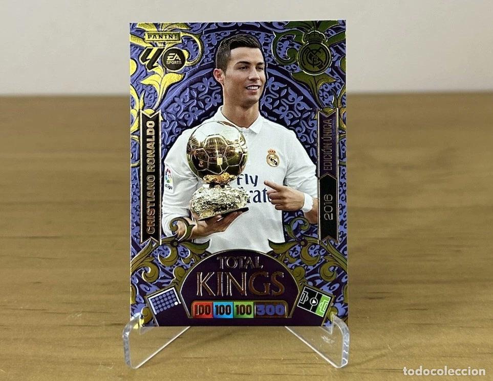 Cartes &agrave; collectionner de Football: Cristiano Ronaldo Total Kings Bal&oacute;n de Oro 2016 &ndash; Adrenalyn XL 2025-26 Panini