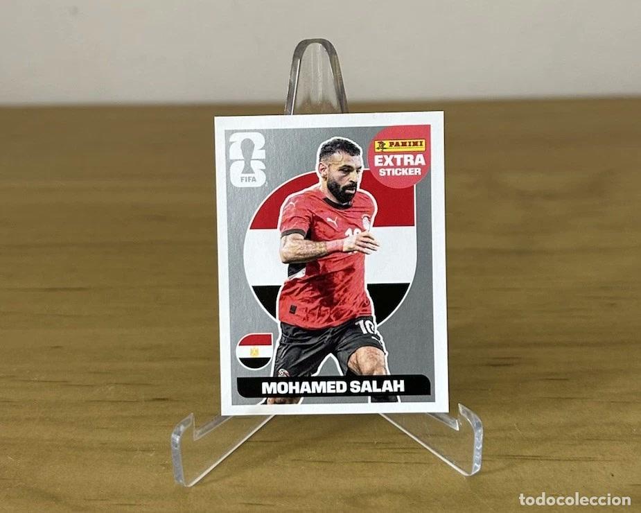 Cartes &agrave; collectionner de Football: Mohamed Salah Extra Sticker Plata &ndash; Panini FIFA World Cup 2026
