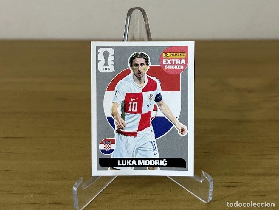 Cartes &agrave; collectionner de Football: Luka Modric Extra Sticker Plata &ndash; Panini FIFA World Cup 2026