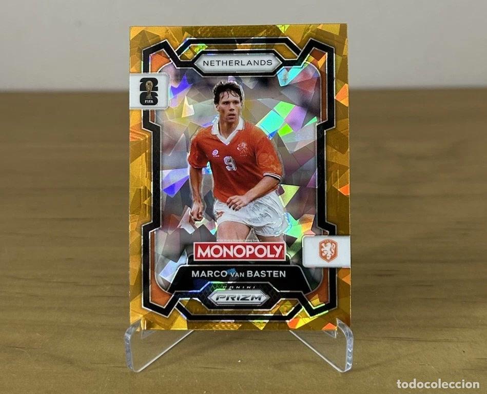 Cartes &agrave; collectionner de Football: Marco van Basten Gold Cracked Ice &ndash; Panini Prizm Monopoly FIFA World Cup 2026