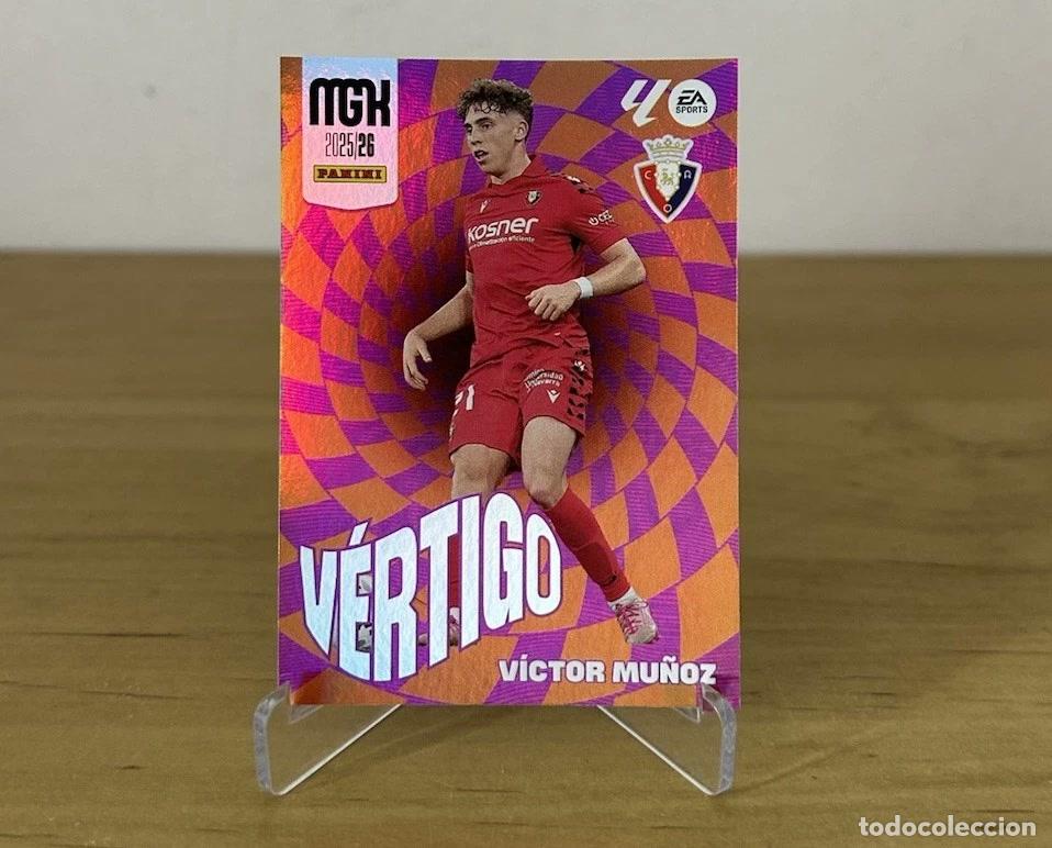 Cromos de f&uacute;tbol: Victor Mu&ntilde;oz Vertigo n&ordm;510 CA Osasuna &ndash; Megacracks 2025-26 Panini
