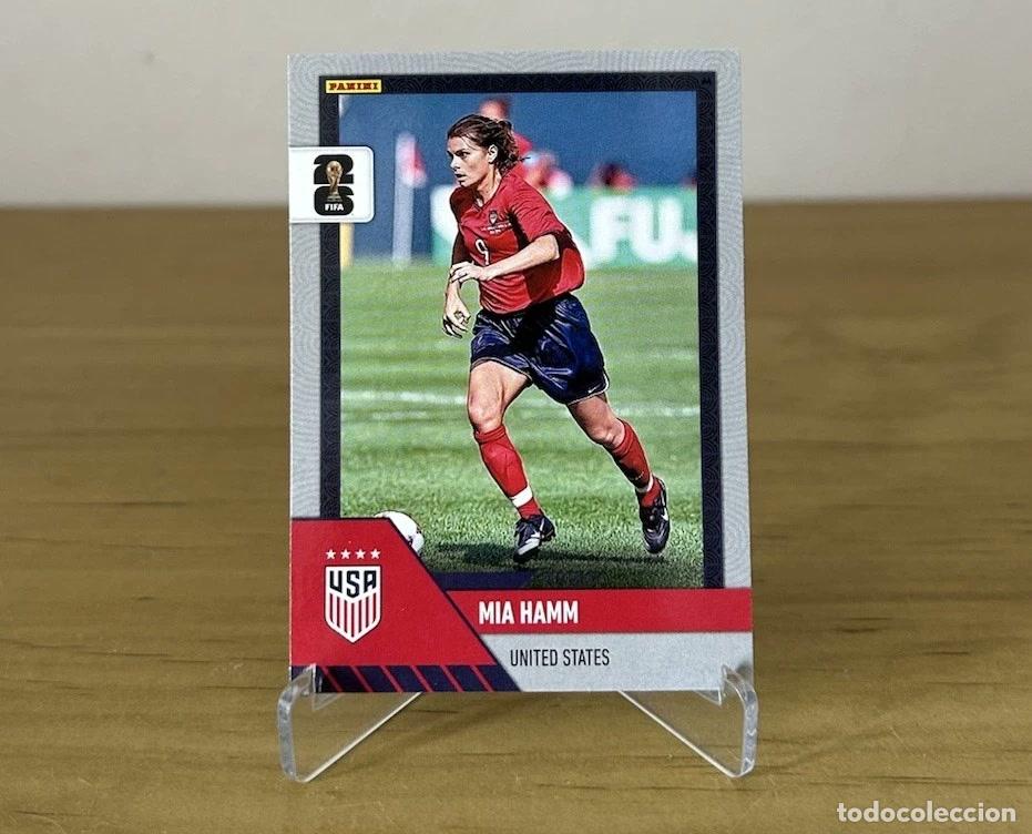 Cromos de f&uacute;tbol: Mia Hamm Starter Pack S8 &ndash; Panini Prizm Monopoly FIFA World Cup 2026