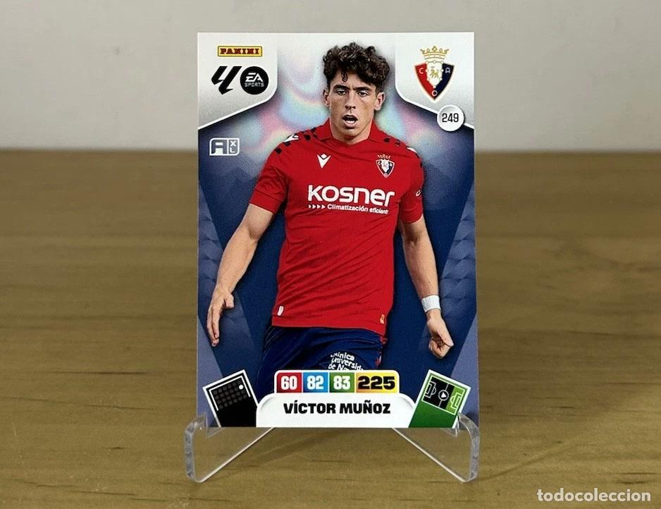 Cromos de f&uacute;tbol: Victor Mu&ntilde;oz Rookie n&ordm;249 CA Osasuna &ndash; Adrenalyn XL LaLiga 2025-26 Panini