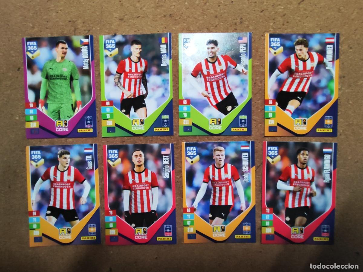 Cromos de f&uacute;tbol: ADRENALYN XL FIFA 365 2027 LOTE DE 8 CARTAS DEL PSV EINDHOVEN , # PANINI