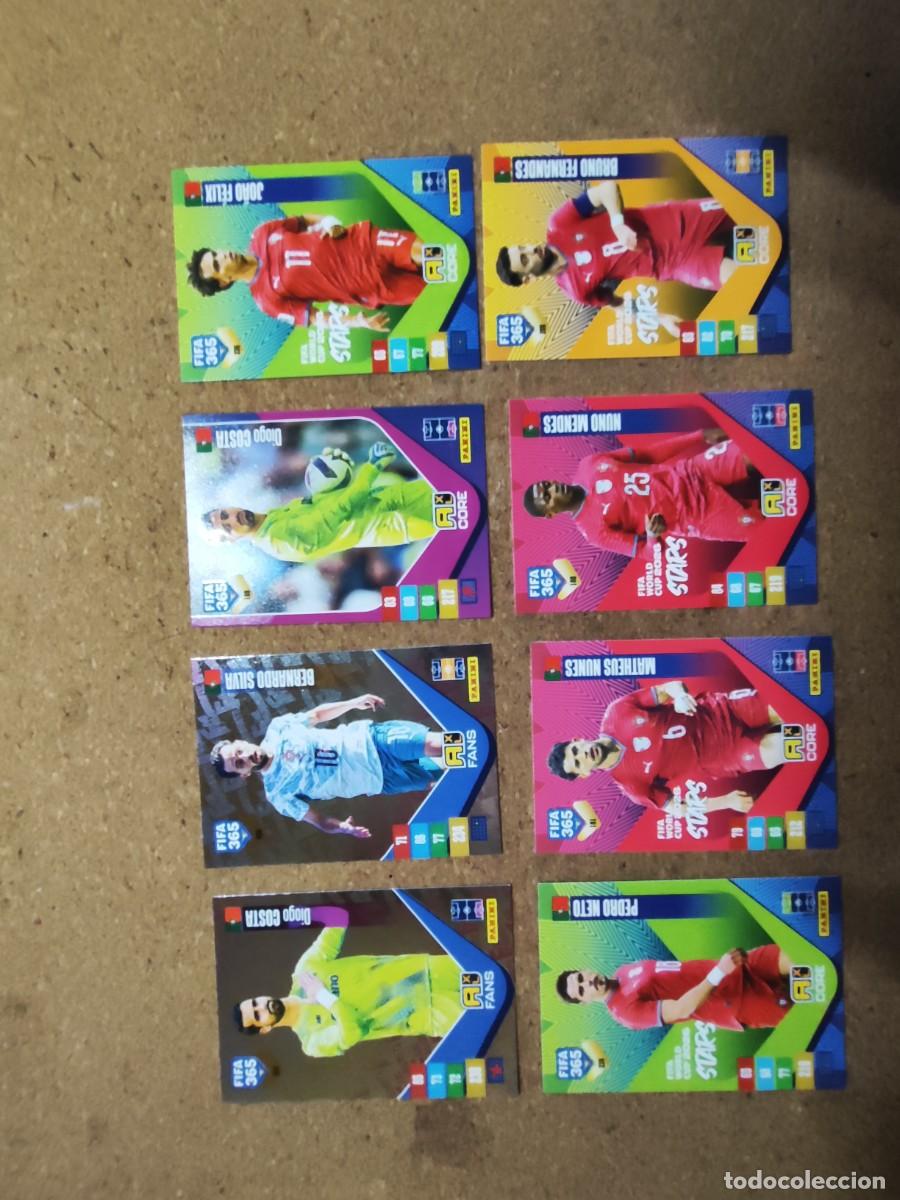 Cromos de f&uacute;tbol: ADRENALYN XL FIFA 365 2027 LOTE DE 8 CARTAS DE PORTUGAL CON ESPECIALES , # PANINI