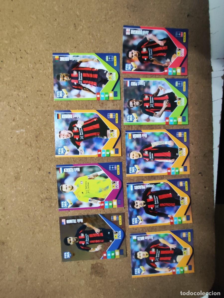 Cromos de f&uacute;tbol: ADRENALYN XL FIFA 365 2027 LOTE DE 9 CARTAS DEL BAYER O4 KEVERKUSEN CON ESPECIALE , # PANINI