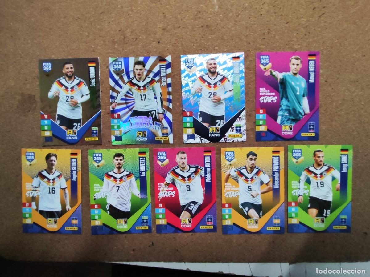 Cromos de f&uacute;tbol: ADRENALYN XL FIFA 365 2027 LOTE DE 9 CARTAS DE ALEMANIA CON ESPECIALES # PANINI