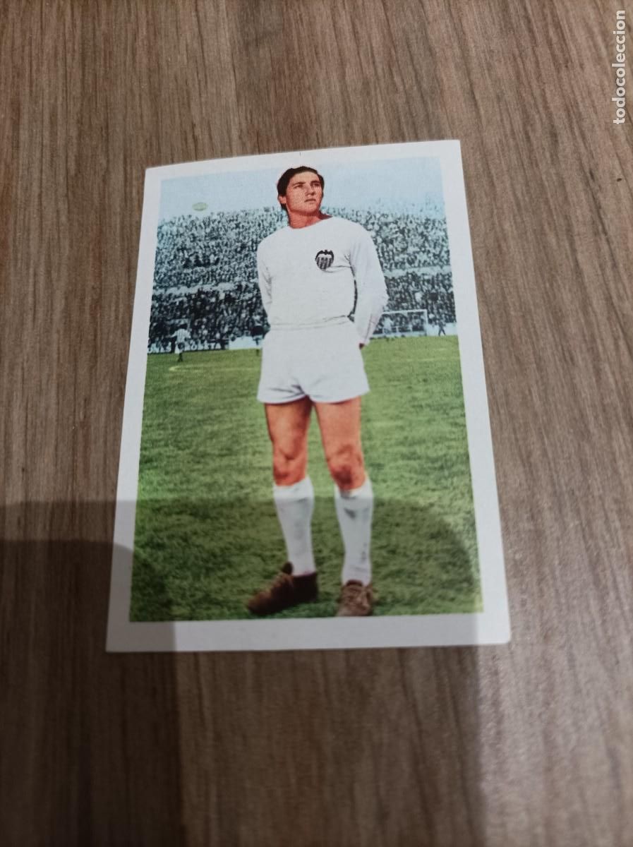 Cromos de f&uacute;tbol: MUY DIFICIL - LIGA FHER DISGRA 68 69 - JESUS MARTINEZ (VALENCIA) - NUNCA PEGADO (COMO NUEVO)