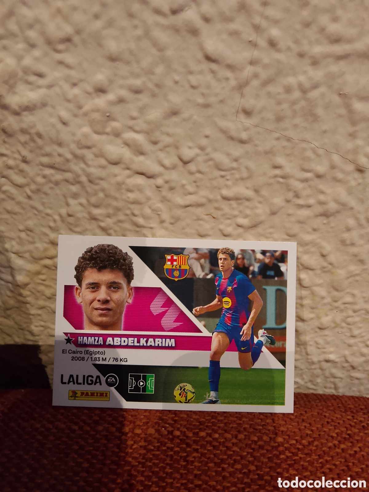 Cromos de f&uacute;tbol: Abdelkarim FC Barcelona 18 BIS la liga este 26/27 2026 2027