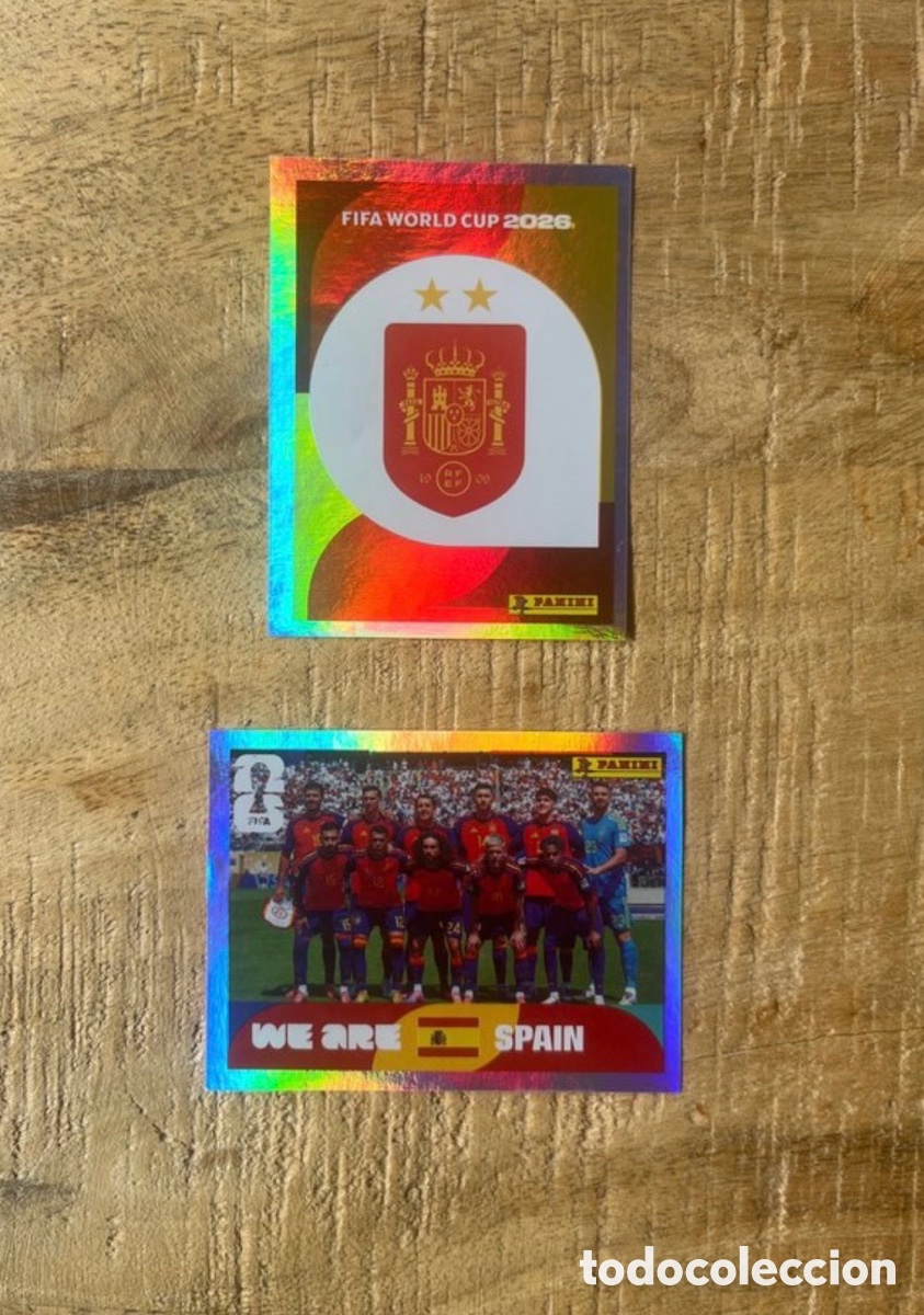 Cromos de f&uacute;tbol: CROMOS ESPA&Ntilde;A 1 BIS + 13 BIS FIFA WORLD CUP MUNDIAL 2026 PANINI ACTUALIZACI&Oacute;N
