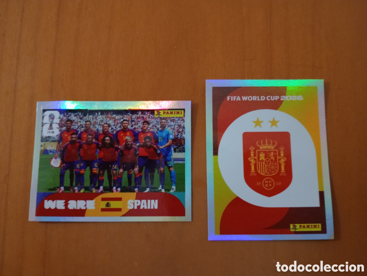 Cromos de f&uacute;tbol: Cromos ampliaci&oacute;n Jug&oacute;n Espa&ntilde;a mundial 26