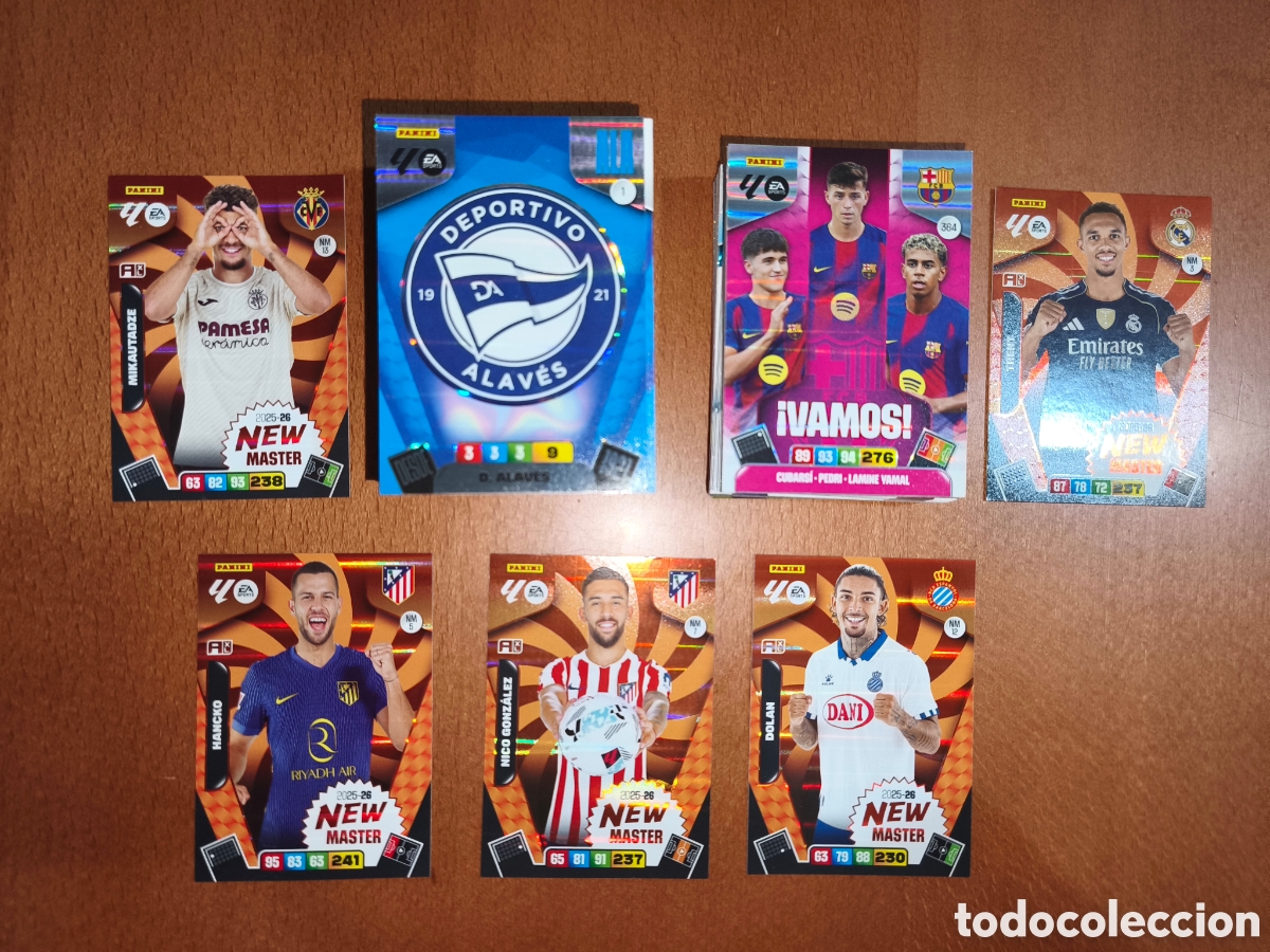 Cromos de f&uacute;tbol: Lote Cartas Diferentes Adrenalyn XL 25/26 Leer
