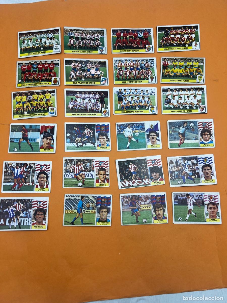 Cromos de f&uacute;tbol: LOTE 137 CROMOS. LIGA ESTE. 86/87. CROMOS SIN PEGAR. TODOS DIFERENTES.