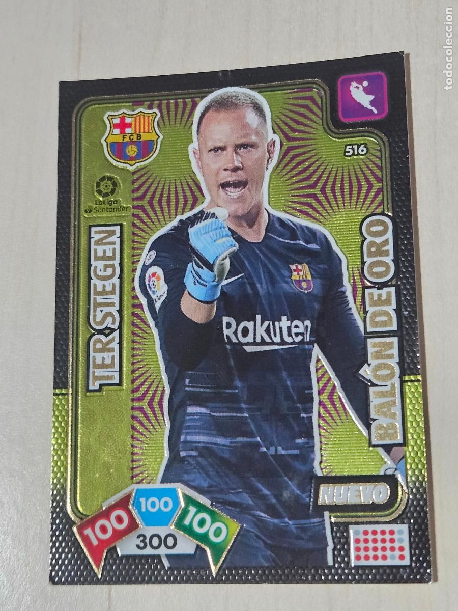 Cromos de f&uacute;tbol: FICHA N&ordm; 516 TER STEGEN - ADRENALYN 19 20 - PANINI 2019 - 20 - CROMO - NUEVO BALON DE ORO