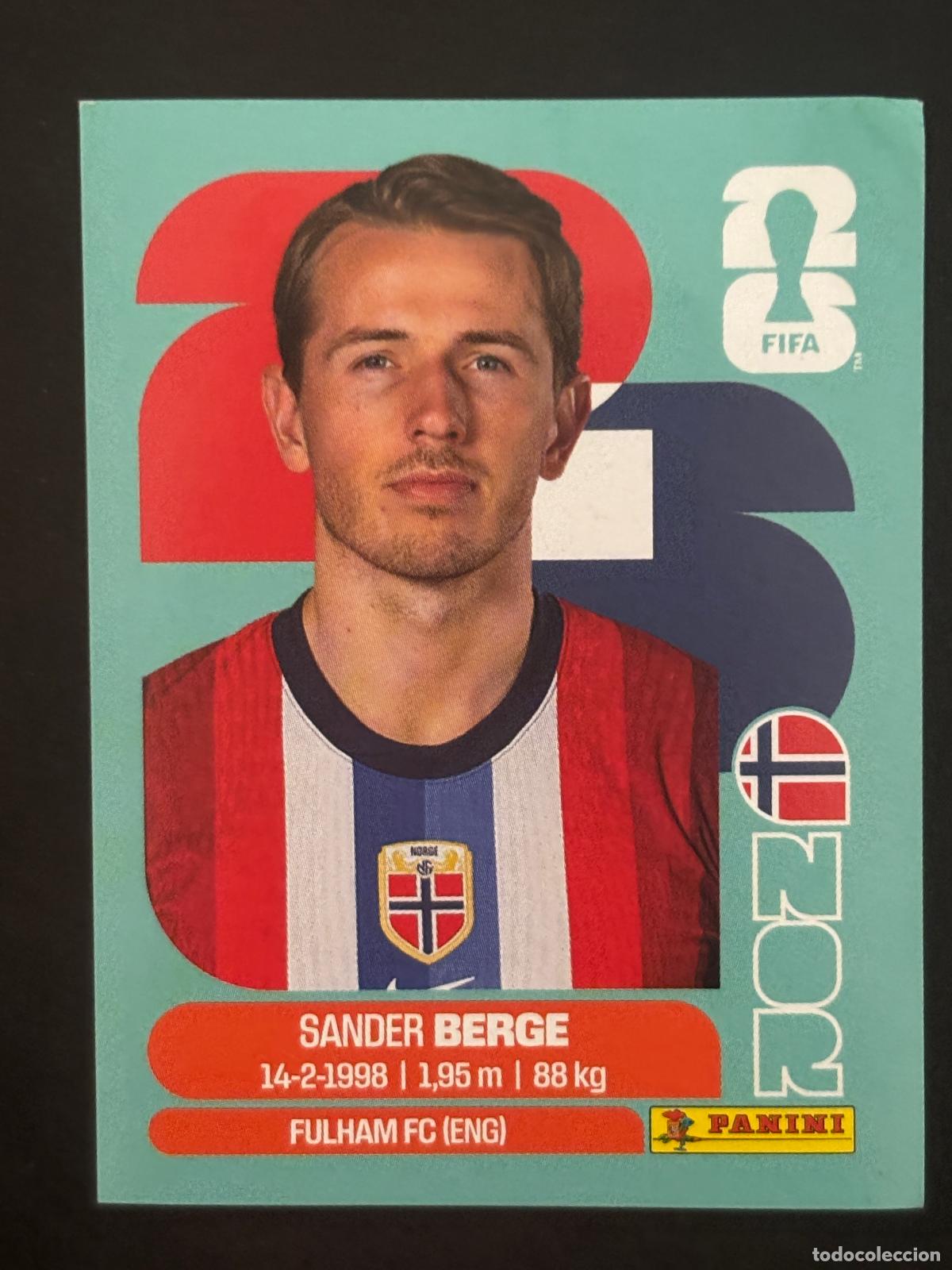 Cromos de f&uacute;tbol: NOR11 SANDER BERGE NORUEGA CROMO PANINI FIFA WORLD CUP MUNDIAL 2026