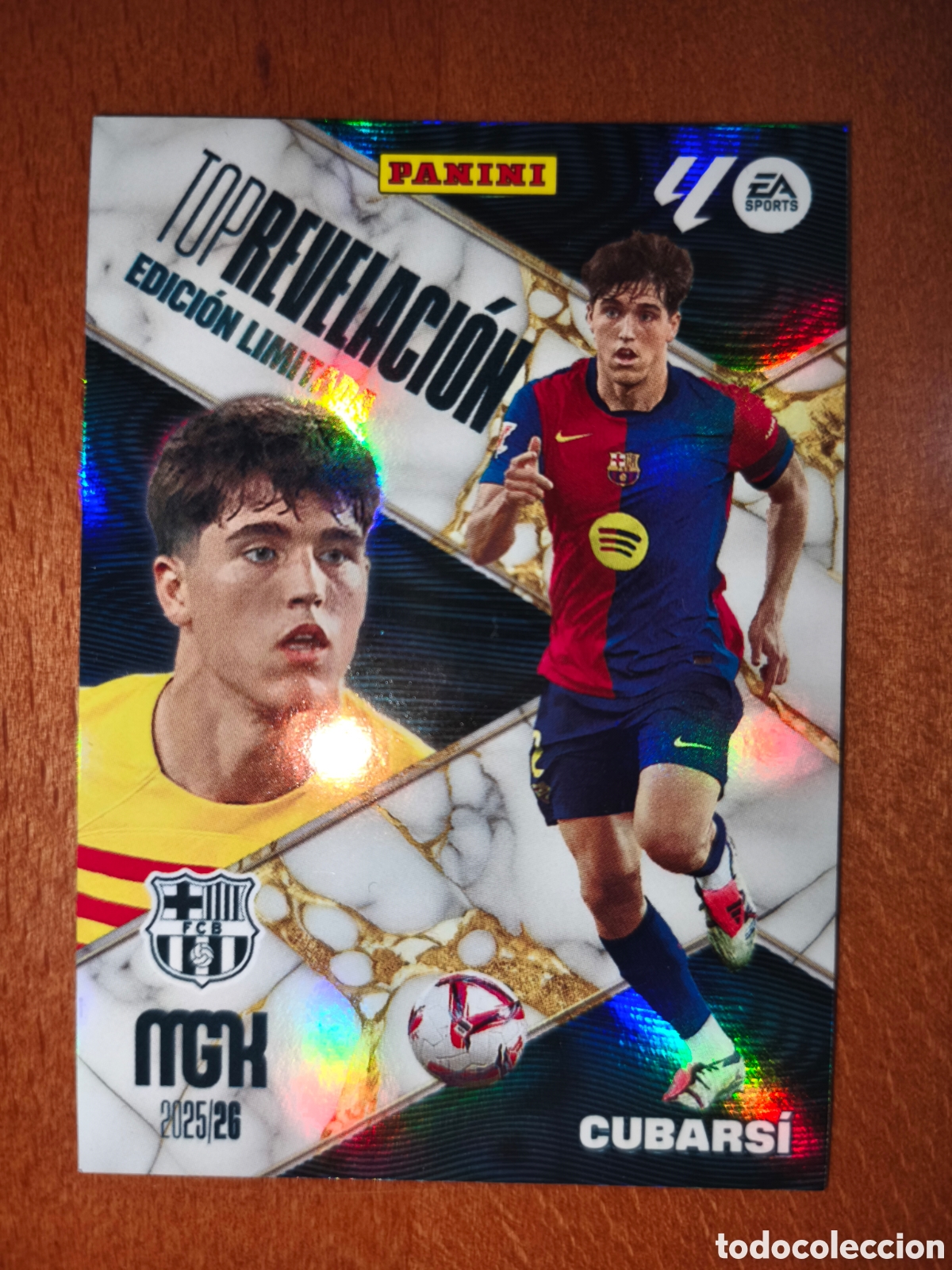 Cromos de f&uacute;tbol: Cubarsi Edici&oacute;n Limitada TOP REVELACI&Oacute;N Megacracks 25/26 Barcelona