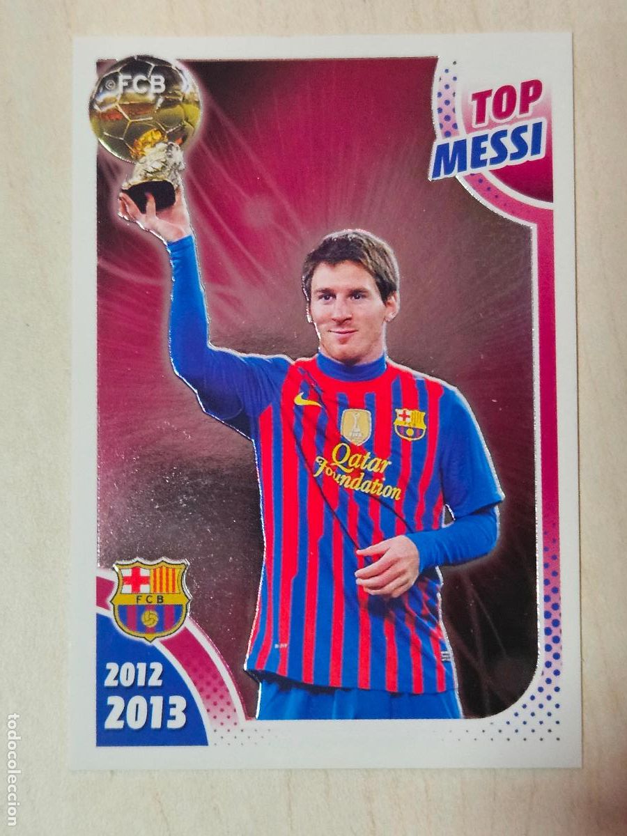 Cromos de f&uacute;tbol: CROMO N&ordm; 166 BALON DE ORO - COLECCION OFICIAL BARCELONA LIGA 2012 2013 - 12 13 SIN PEGAR
