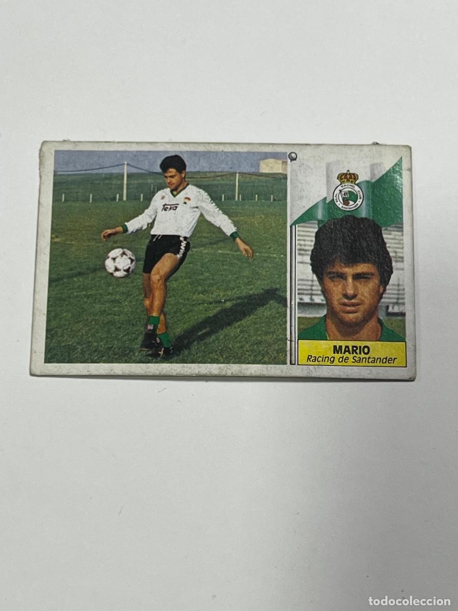 Fu&szlig;ball-Sticker: CROMO. LIGA ESTE. 86/87. MARIO. REAL CLUB RACING DE SANTANDER. DESPEGADO.