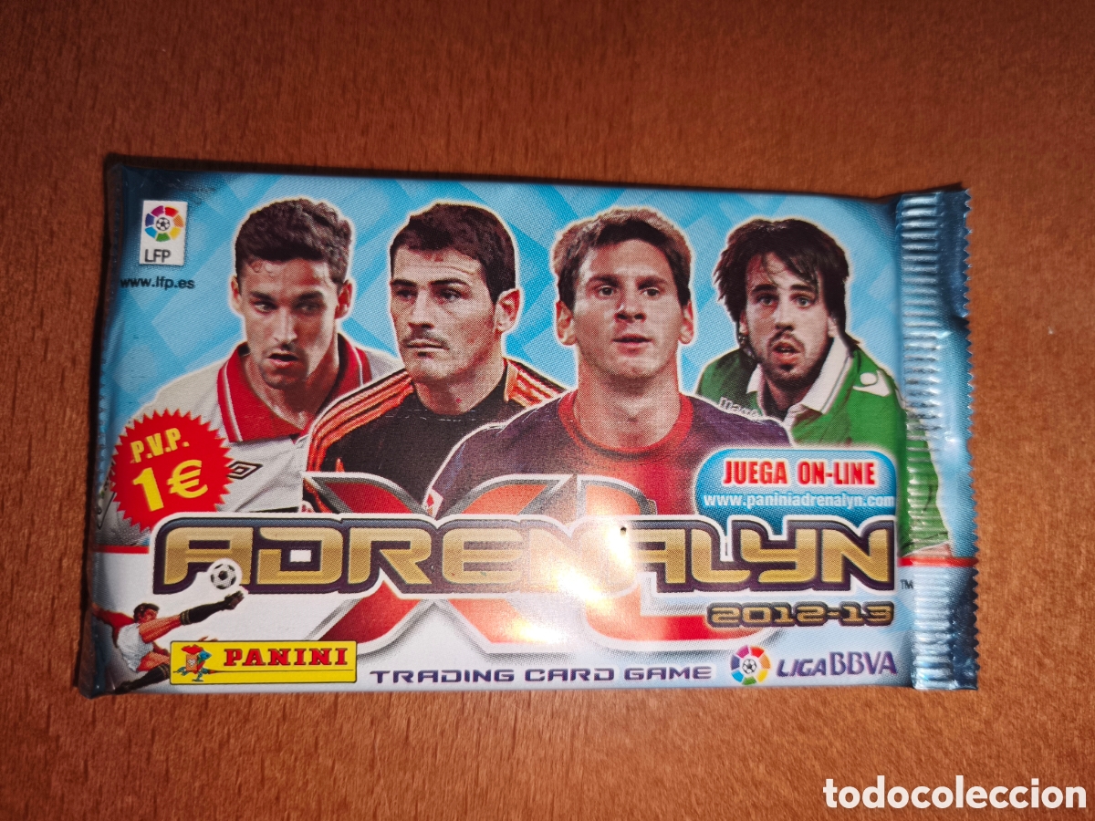 Cromos de f&uacute;tbol: Sobre sin abrir Adrenalyn XL 12/13 Panini