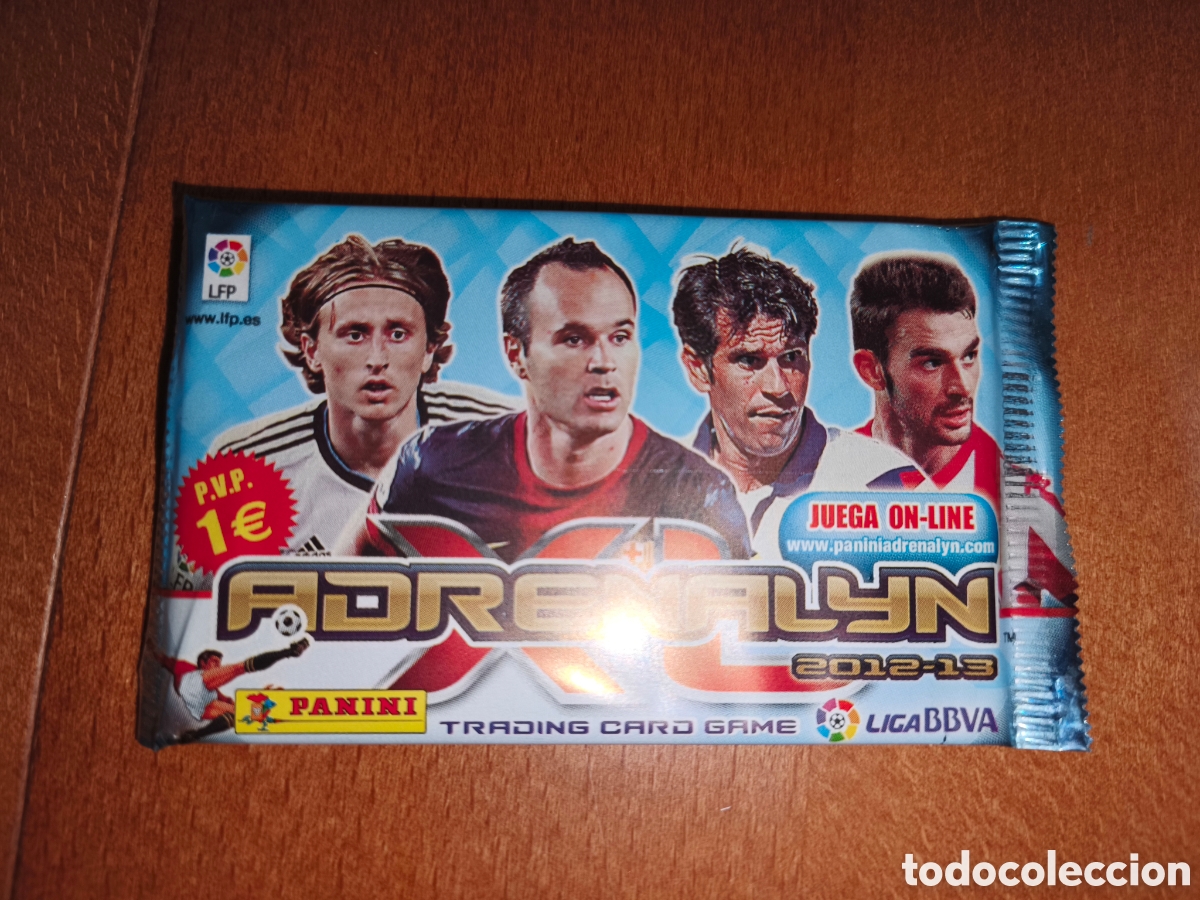 Cromos de f&uacute;tbol: Sobre sin abrir Adrenalyn XL 12/13 Panini